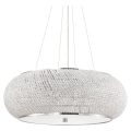 Ideal Lux - LED kristalni lestenec na jekleni vrvici PASHA 14xE14/40W/230V premer 65 cm sijajni krom